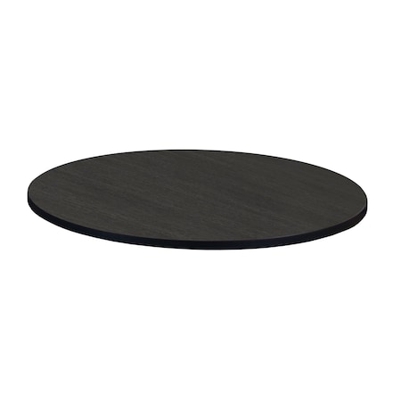 36 In. Round Laminate Double Sided Table Top- Ash Grey Or White